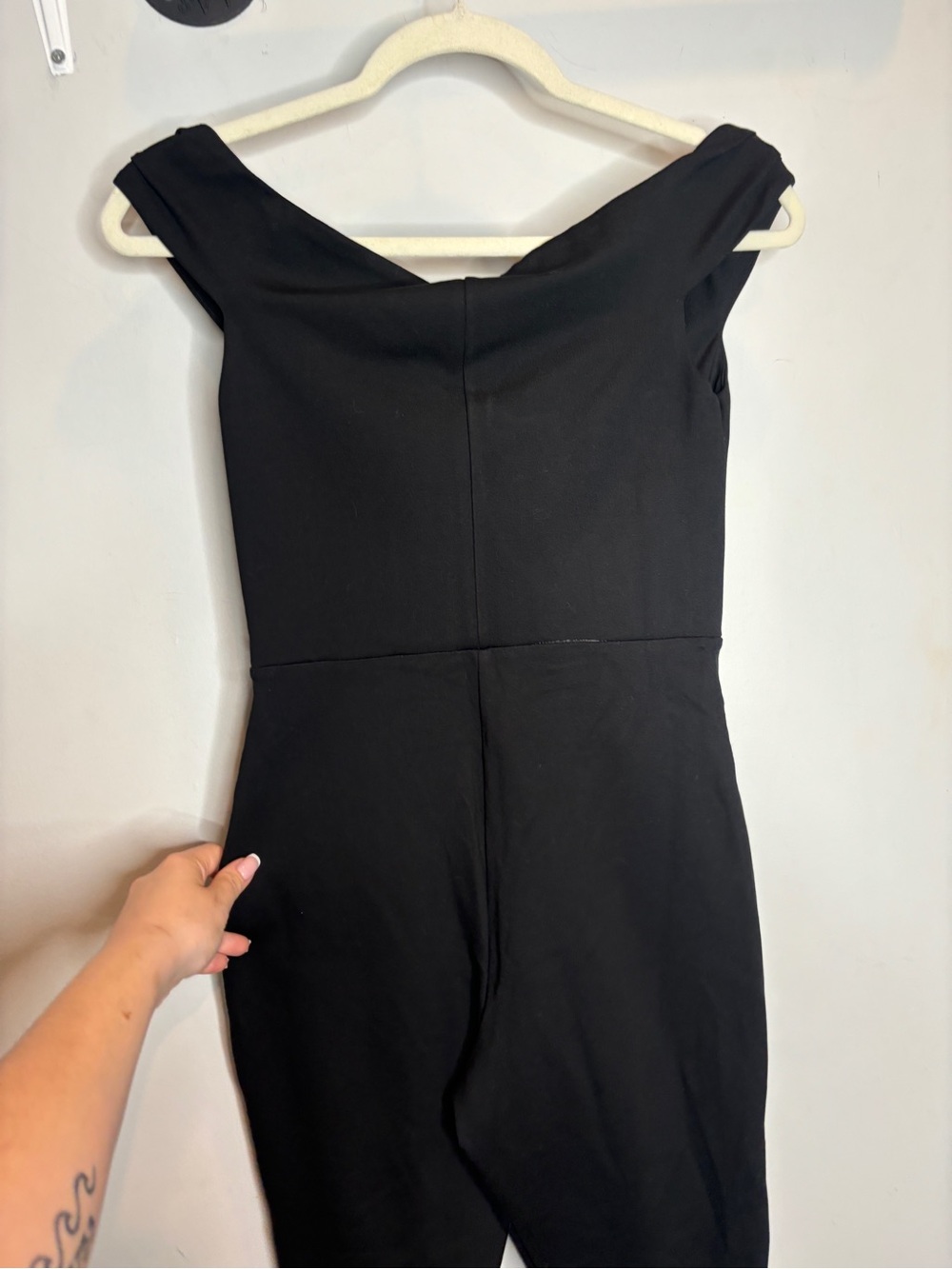Reformation Ryder Knit Jumpsuit Size S Black NWT - Picture 9 of 10